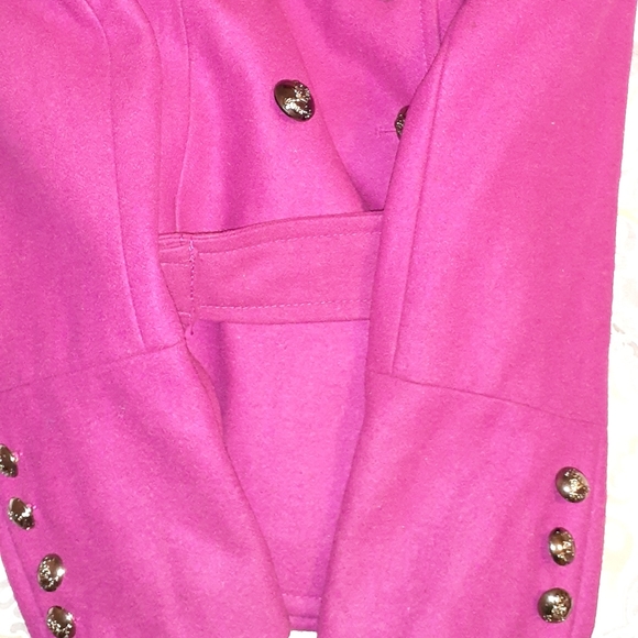 Black Rivet maroon color (bit darker than picture) size L buttoned coat - Picture 3 of 3